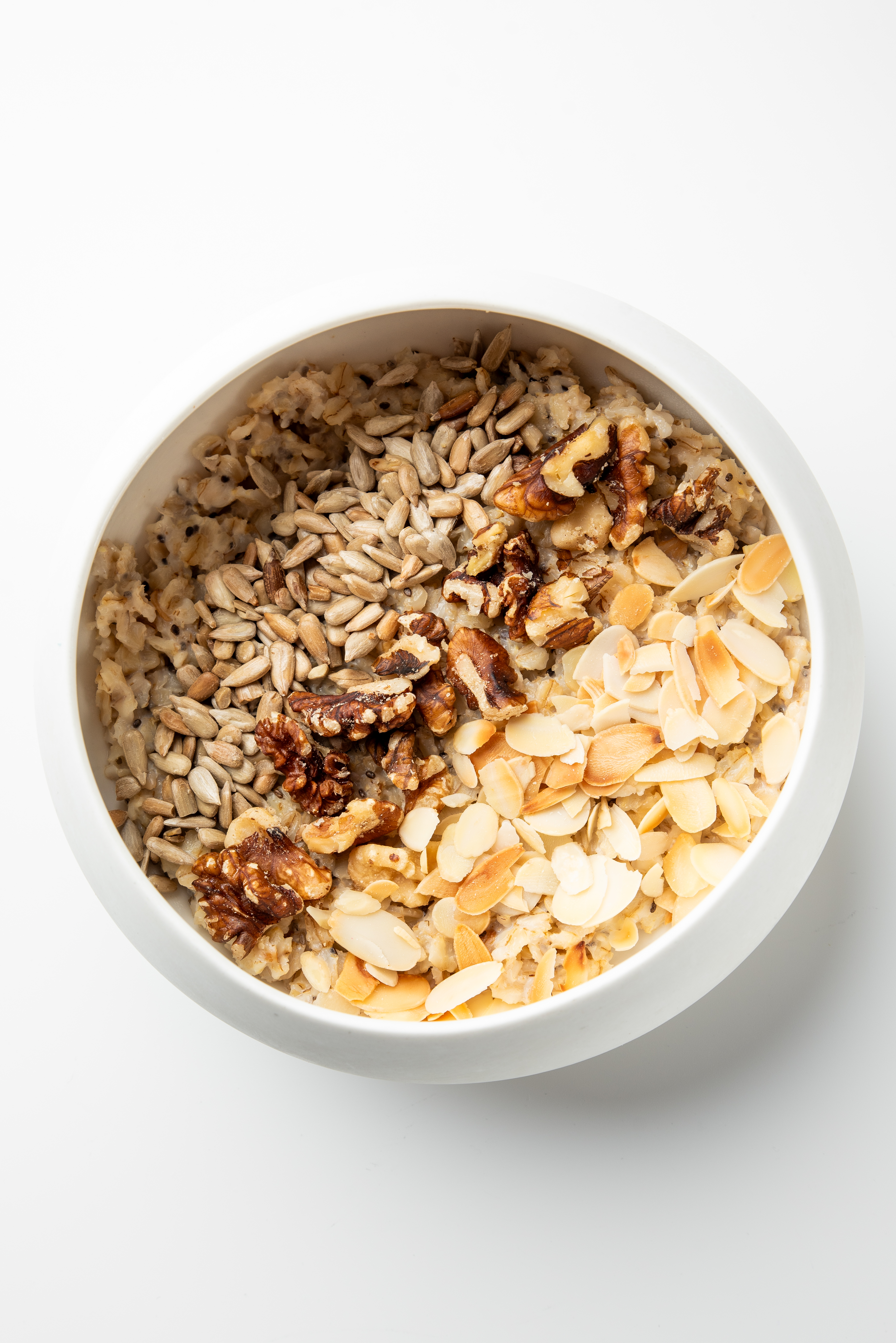 Грецкий орех - миндаль - семена подсолнечника