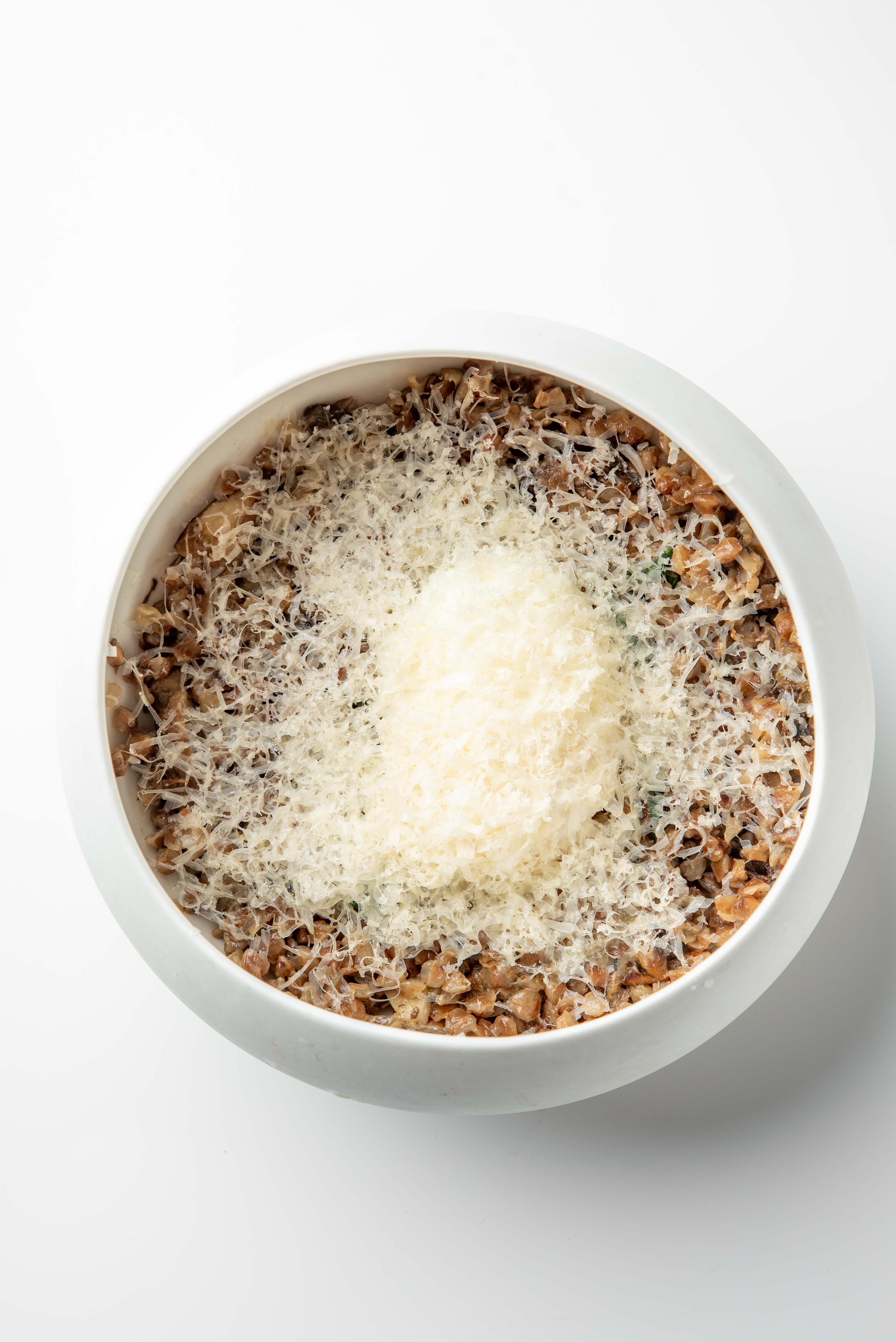 Гречневая каша с белыми грибами и трюфелем<br>